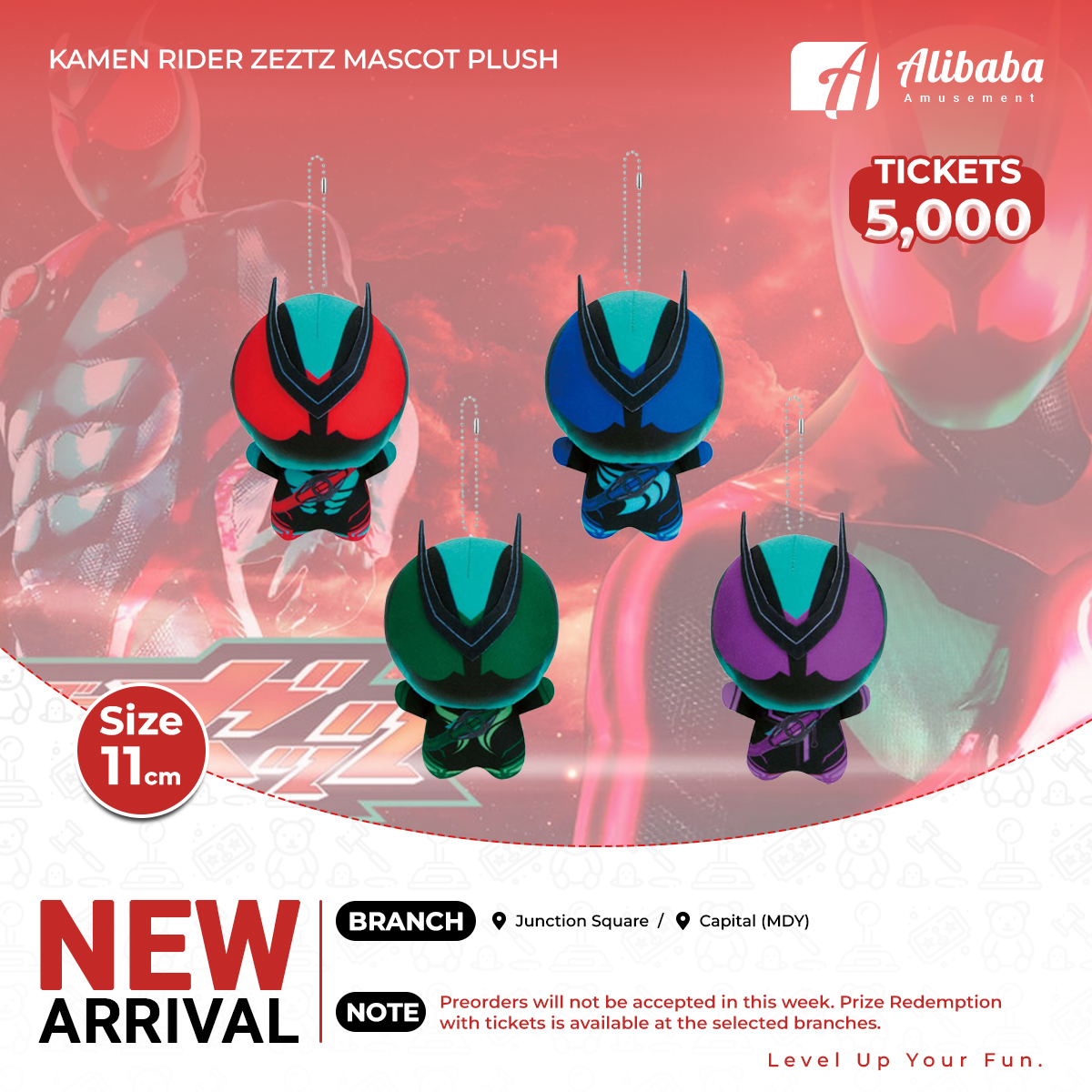 KAMEN RIDER ZEZTZ MASCOT PLUSH