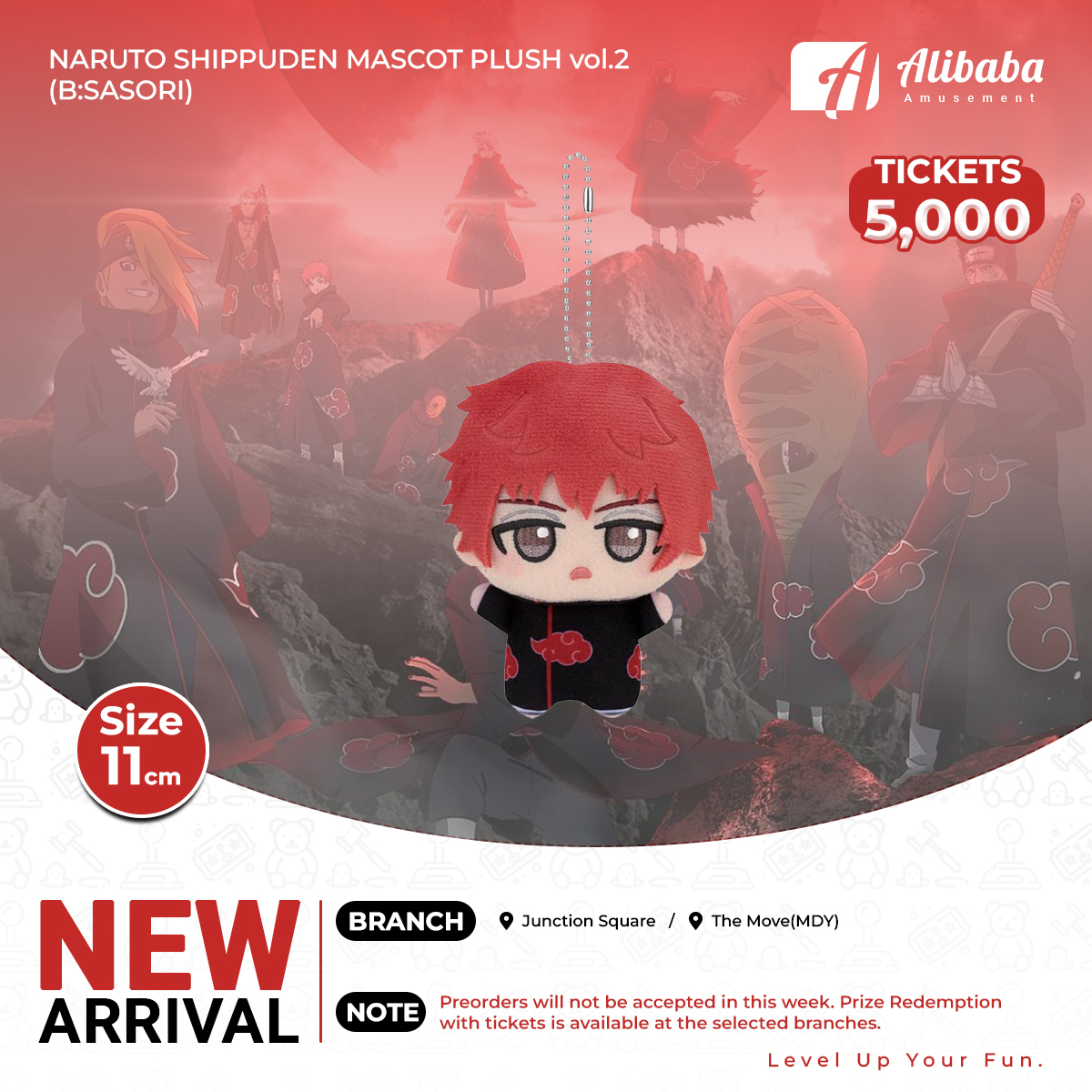 NARUTO SHIPPUDEN MASCOT PLUSH vol.2(B:SASORI)