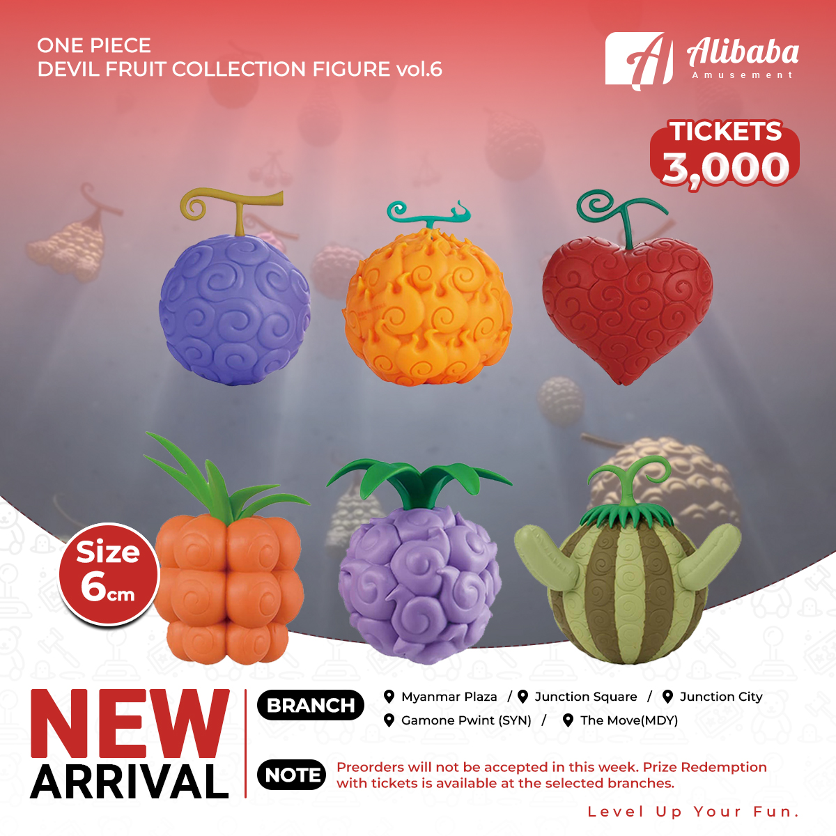 ONE PIECE DEVIL FRUIT COLLECTION FIGURE vol.6