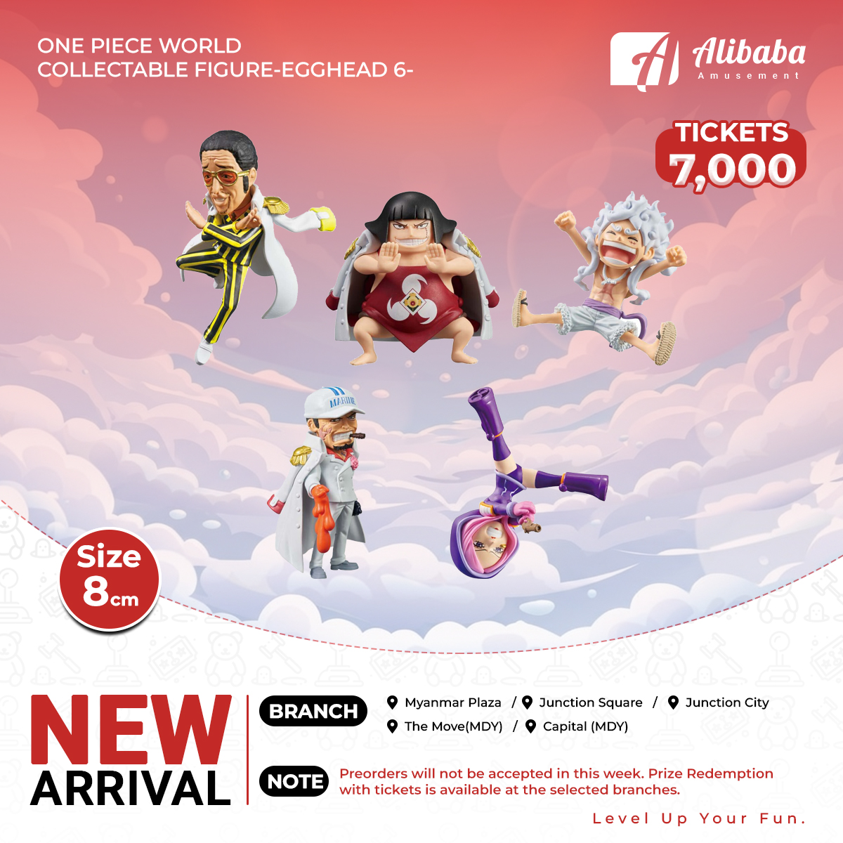 ONE PIECE WORLD COLLECTABLE FIGURE-EGGHEAD 6-
