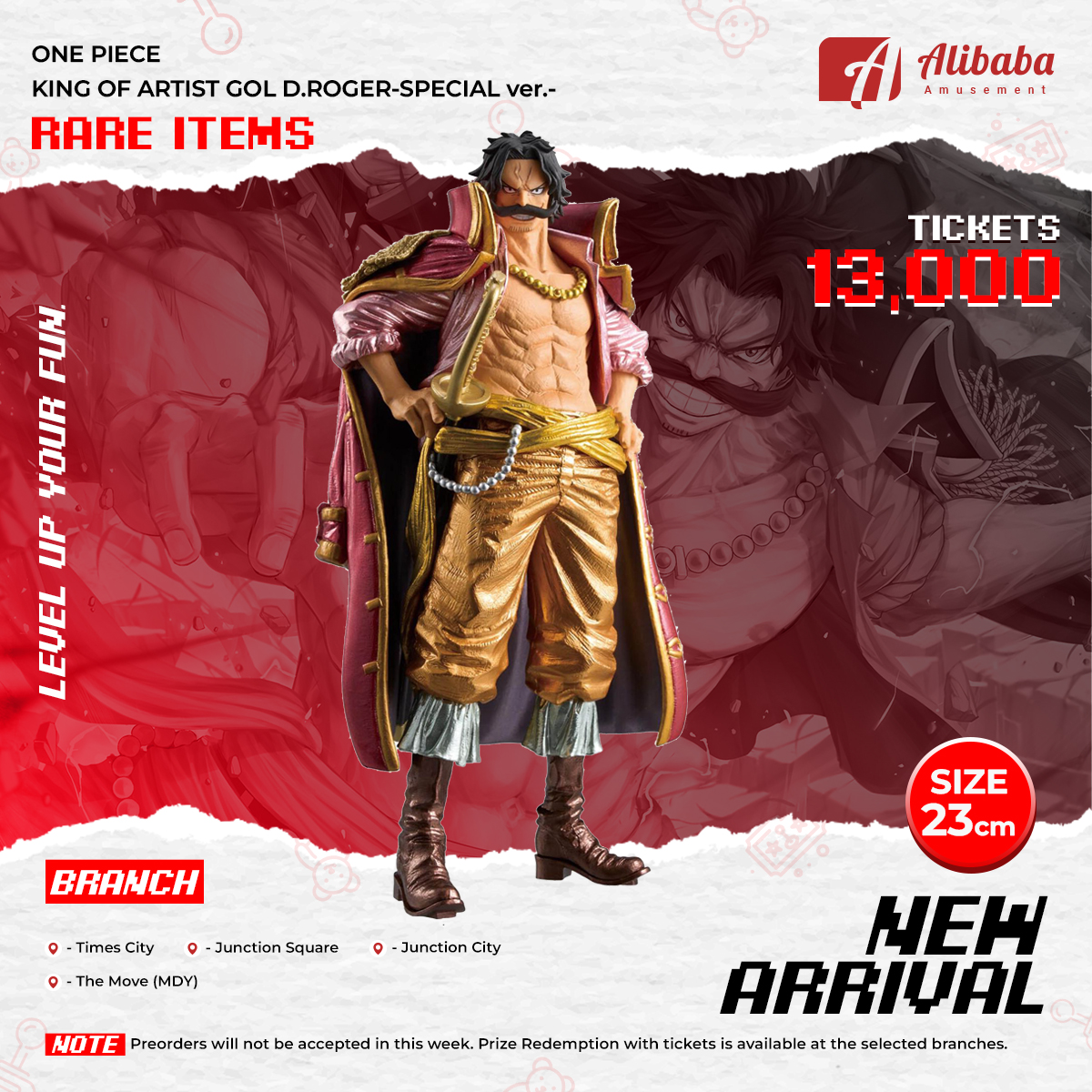 ONE PIECE KING OF ARTIST GOL D.ROGER-SPECIAL ver.-