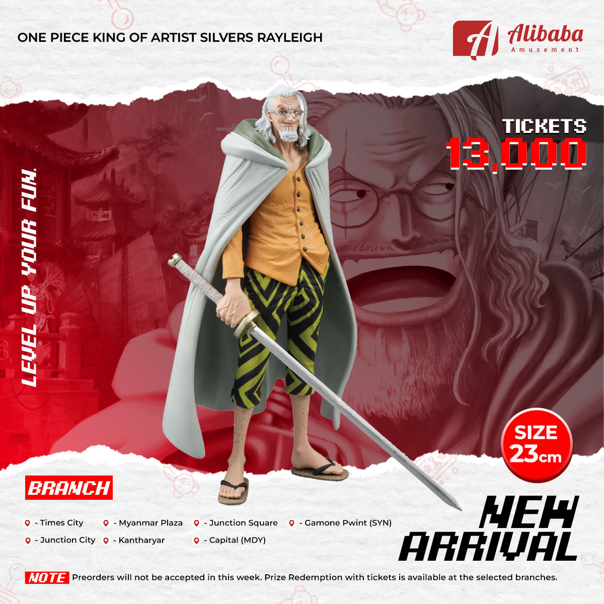 ONE PIECE KING OF ARTIST SILVERS RAYLEIGH