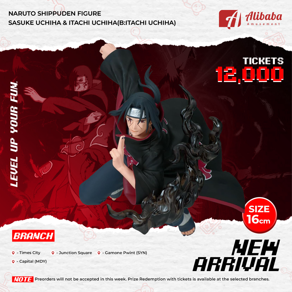 NARUTO SHIPPUDEN FIGURE SASUKE UCHIHA & ITACHI UCHIHA(B:ITACHI UCHIHA)
