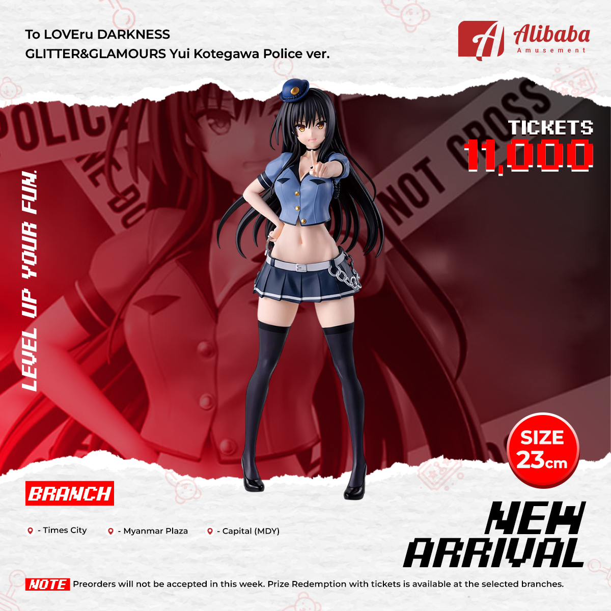 To LOVEru DARKNESS GLITTER&GLAMOURS Yui Kotegawa Police ver.