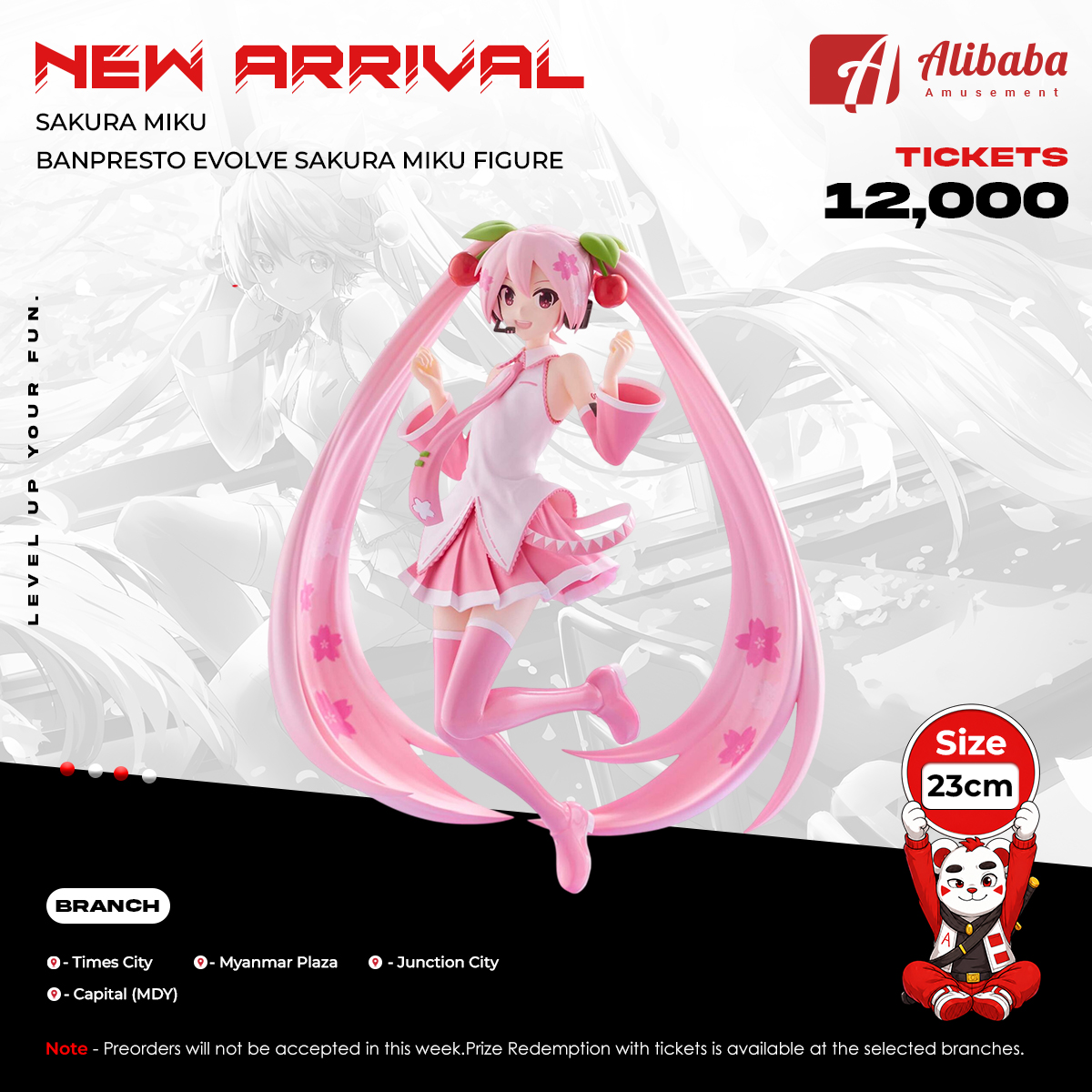 SAKURA MIKU BANPRESTO EVOLVE SAKURA MIKU FIGURE