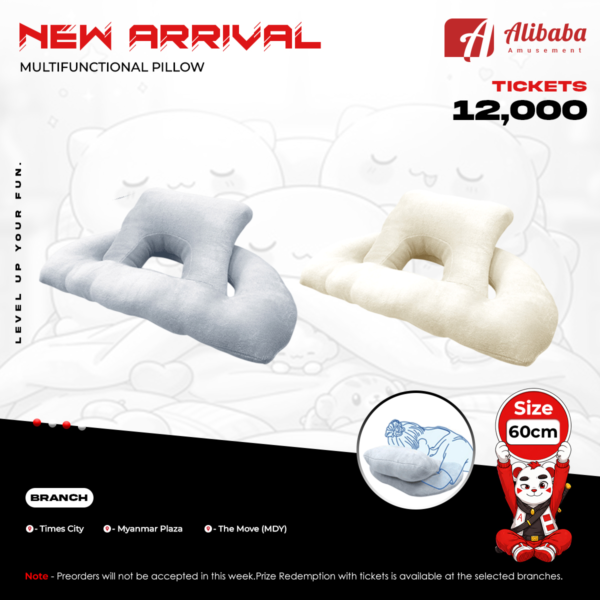 MULTIFUNCTIONAL PILLOW