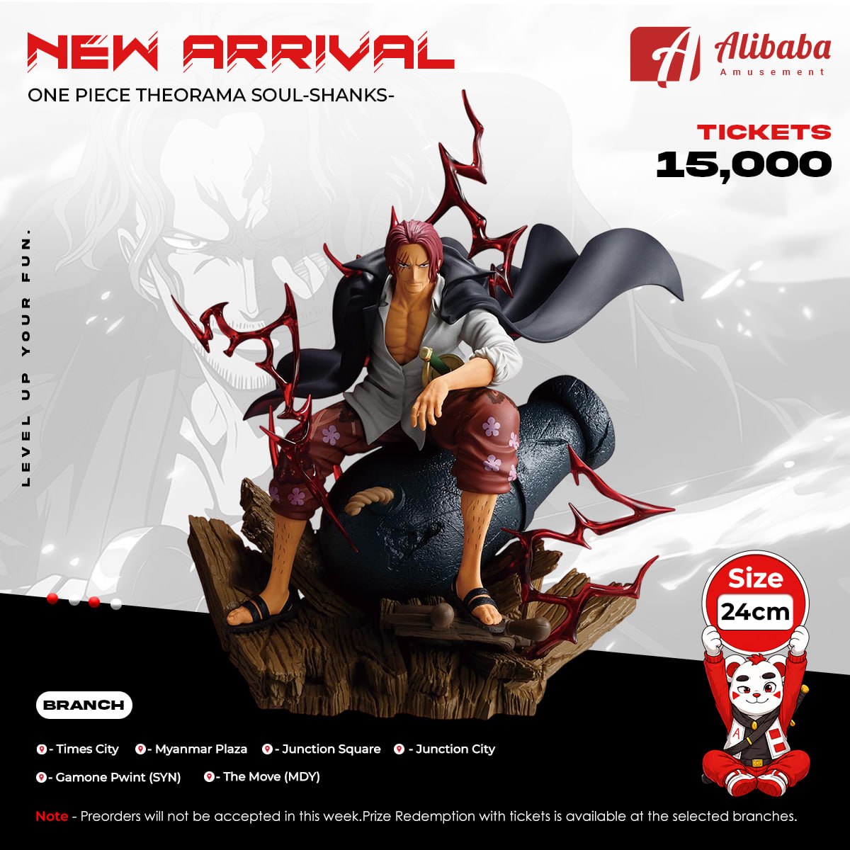 ONE PIECE THEORAMA SOUL-SHANKS-