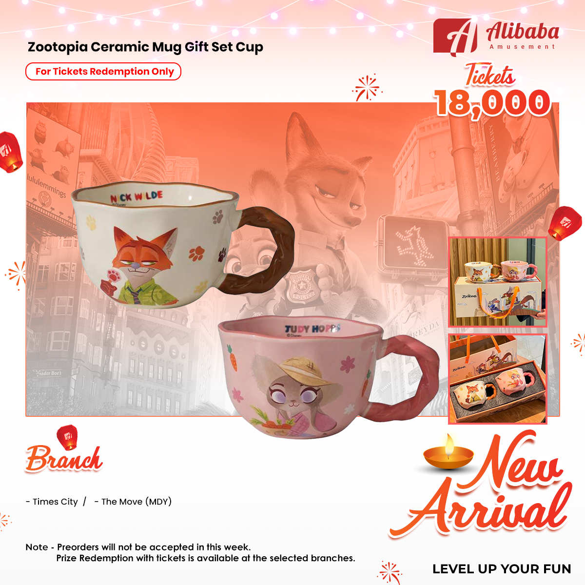 Zootopia Ceramic Mug Gift Set Cup