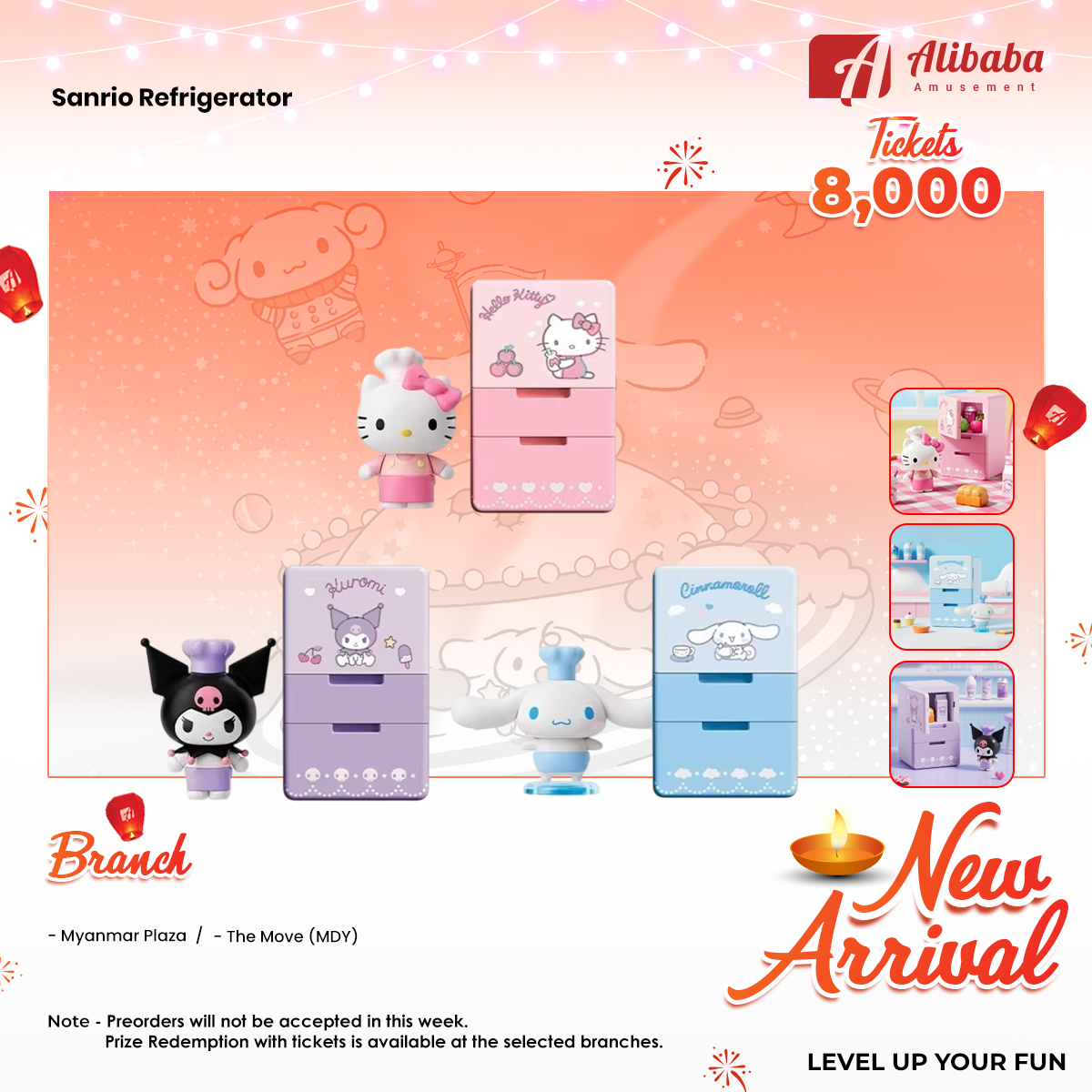 Sanrio Refrigerator