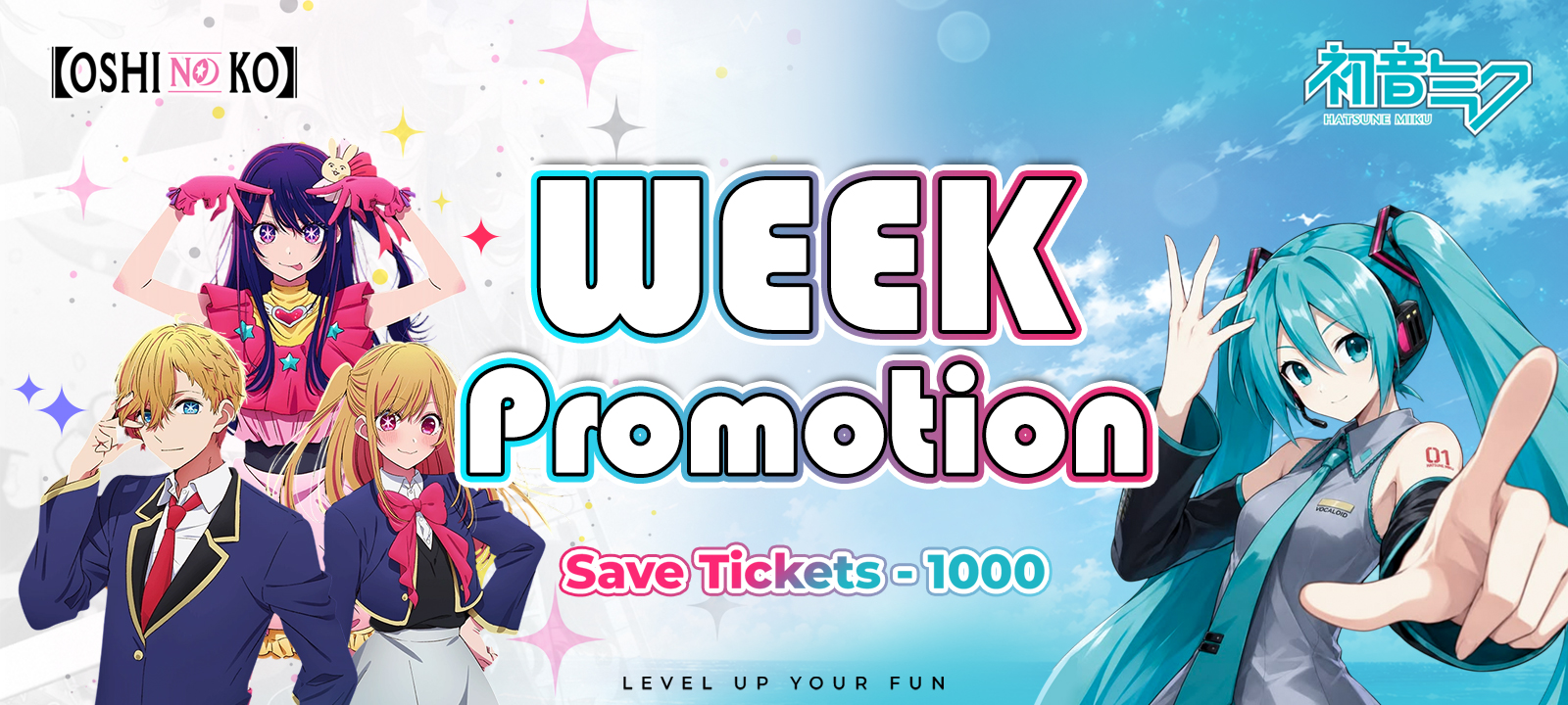 Oshi No Ko & Hatsune Miku Week Promotion